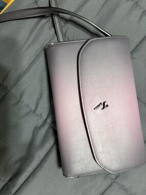 Stylish Purple Crossbody Wallet - Unbranded